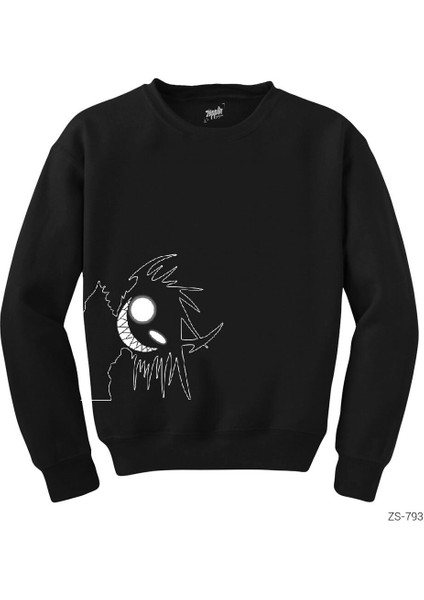Hippy Black Smile Siyah Sweatshirt