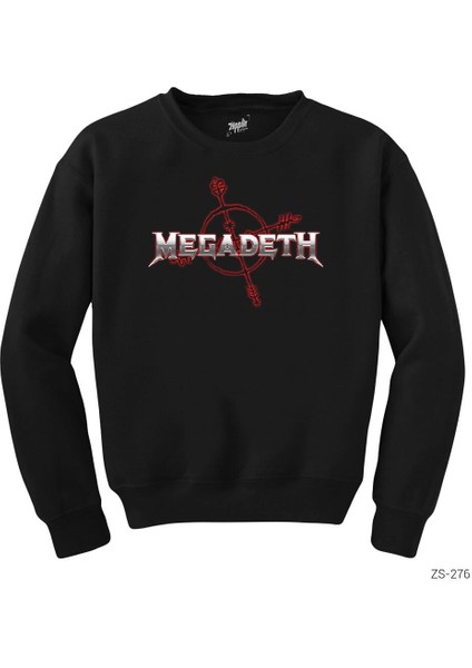 Megadeth Cryptic Siyah Sweatshirt