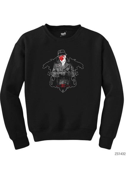 Watch Man Siyah Sweatshirt