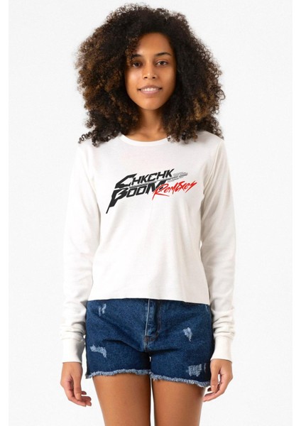 Stray Kids Chk Chk Boom Ekru Ekstra Uzunkol Sweatshirt