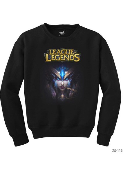 League Of Legends Cute Siyah Sweatshirt