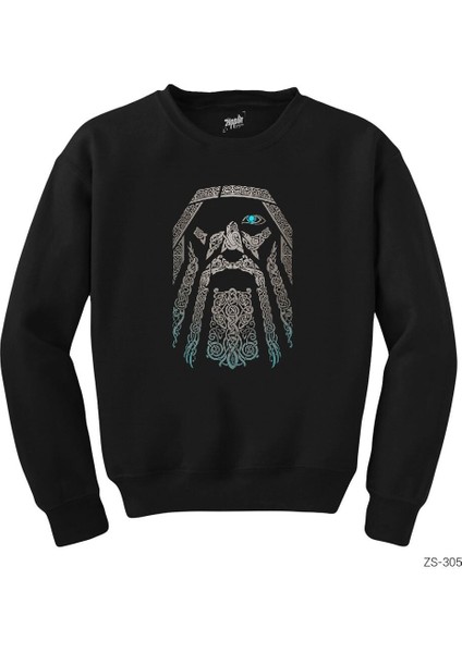 Odin Siyah Sweatshirt