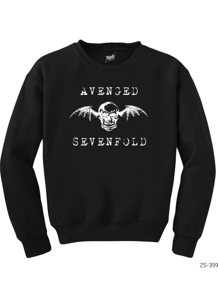 Avenged Sevenfold Skull Siyah Sweatshirt