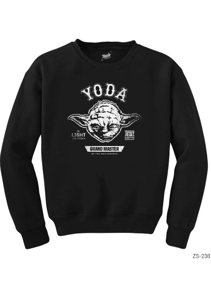 Star Wars Yoda Siyah Sweatshirt