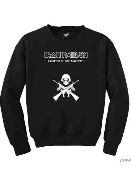 Iron Maiden Matter Of Life Siyah Sweatshirt