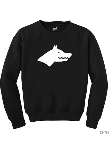 Göktürk Kurt Siyah Sweatshirt