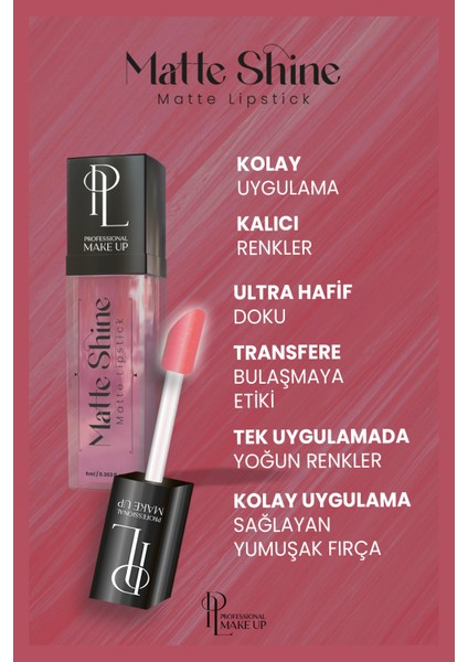 Matte Shine Lipstick modelleri