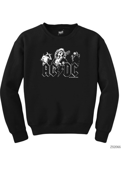 Ac Dc Let There Be Rock Siyah Sweatshirt