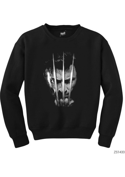 Wolverine Siyah Sweatshirt