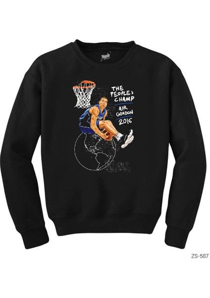 Aeron Gordon Slam Dunk Siyah Sweatshirt
