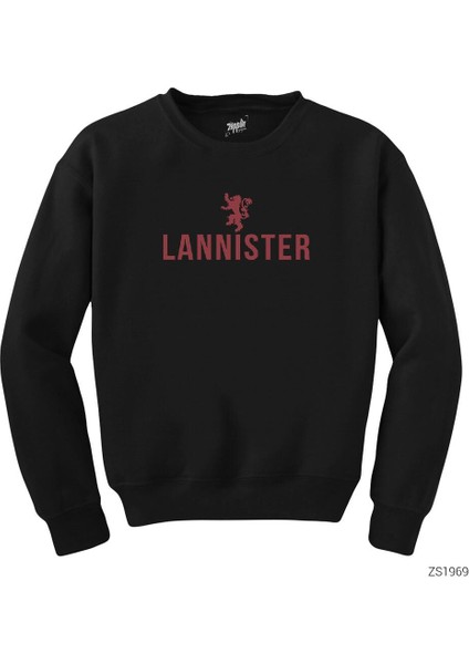 Game Of Thrones Lannister Siyah Sweatshirt