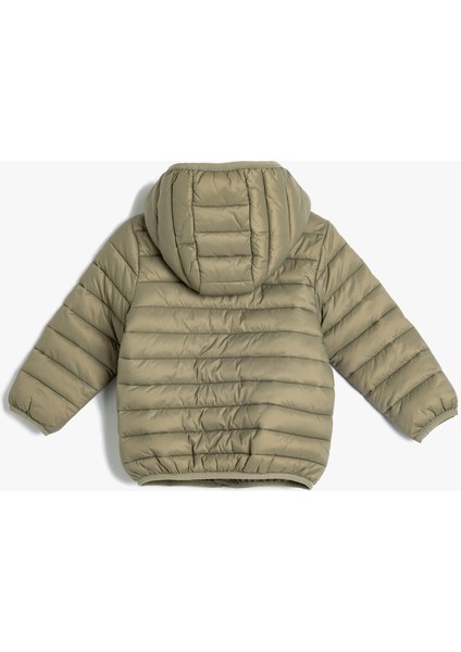 Şişme Mont Kapşonlu Cepli Fermuarlı fiyatları