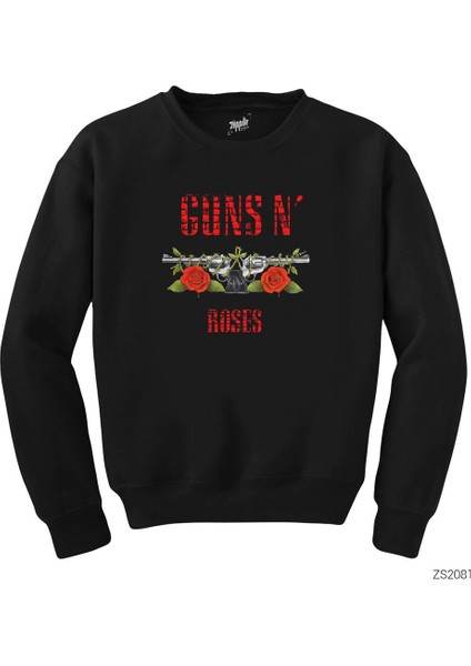 Guns N Roses The Red Wall Siyah Sweatshirt