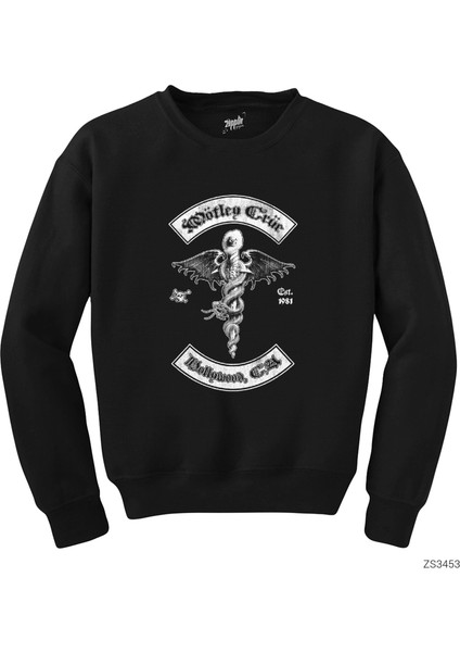 Mötley Crüe Hollywood Siyah Sweatshirt