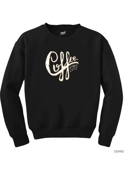 Hergün Kahve Siyah Sweatshirt