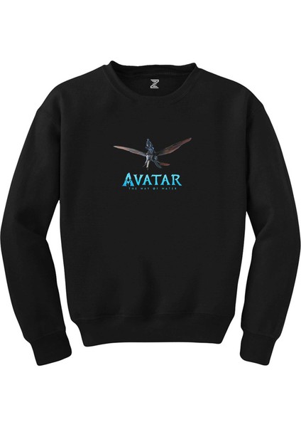 Avatar The Way Of Water Warrios Siyah Sweatshirt