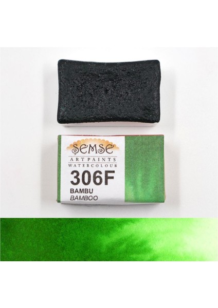 306F Bambu El Yapımı Suluboya Tam Tava