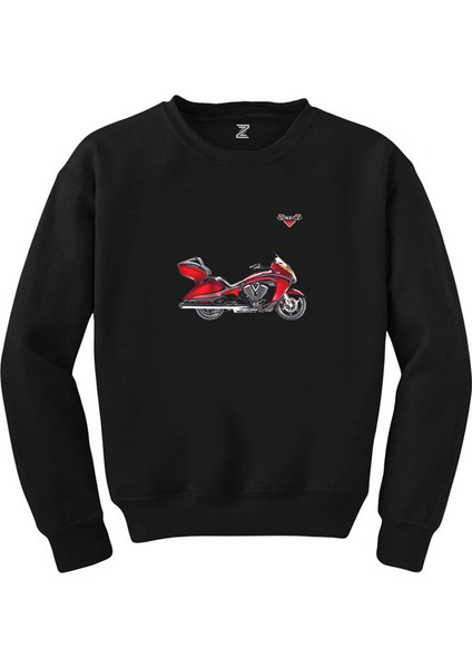 Victory Vison Red Siyah Sweatshirt