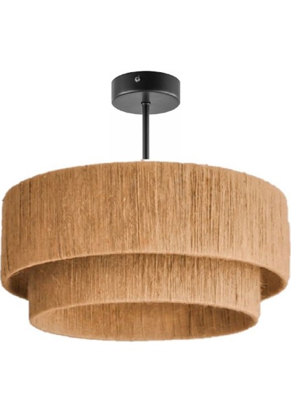 Ikizler Jüt Halat Avize Yatak Odası Salon Oturma Odası El Işi Avize