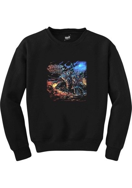 Slaughter To Prevail Chapters Of Misery Siyah Sweatshirt