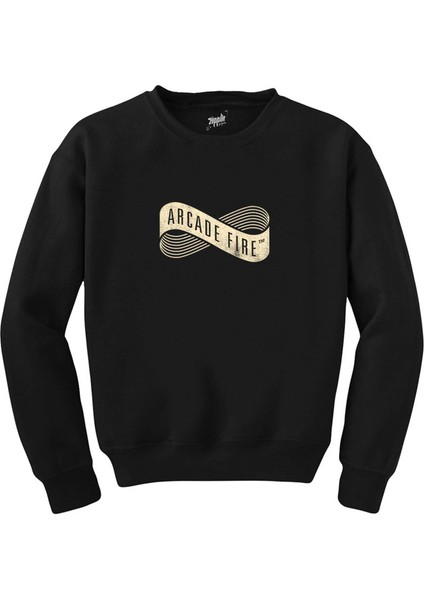 Arcade Fire Live On Stage Siyah Sweatshirt