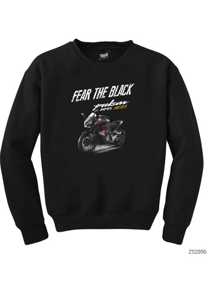 Pulsar Rs 200 Fear The Black Siyah Sweatshirt