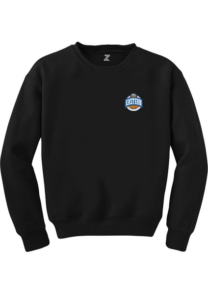 Nba Eastern Logo Siyah Sweatshirt