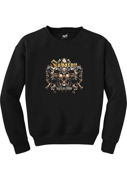 Sabaton Metalizer Siyah Sweatshirt