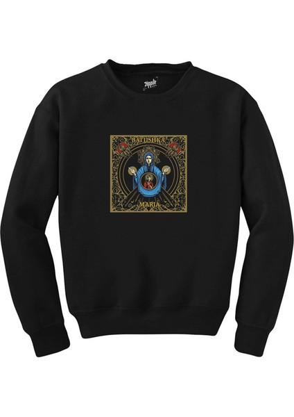 Batushka Raskol Design Siyah Sweatshirt