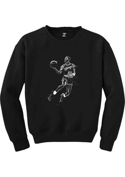 Michael Jordan Black Siyah Sweatshirt