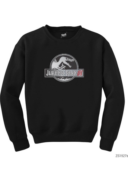 Jurassic Park Claw Siyah Sweatshirt