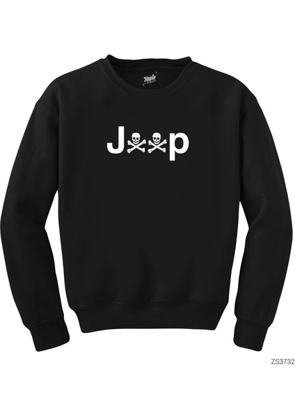 Jeep Skull Siyah Sweatshirt