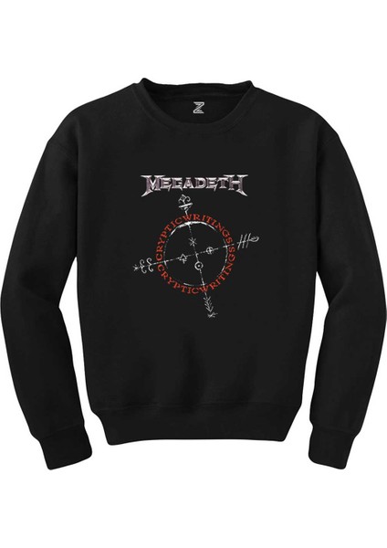 Megadeth Cryptic Writings 1997 Siyah Sweatshirt