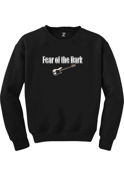 Iron Maiden Fear Of The Dark Guitar Siyah Sweatshirt