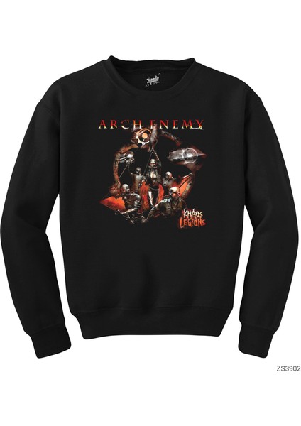 Arch Enemy Khaos Legions Siyah Sweatshirt