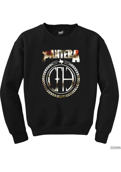 Pantera Silver Since Siyah Sweatshirt
