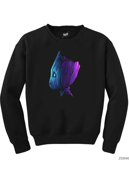Baby Grooth Siyah Sweatshirt