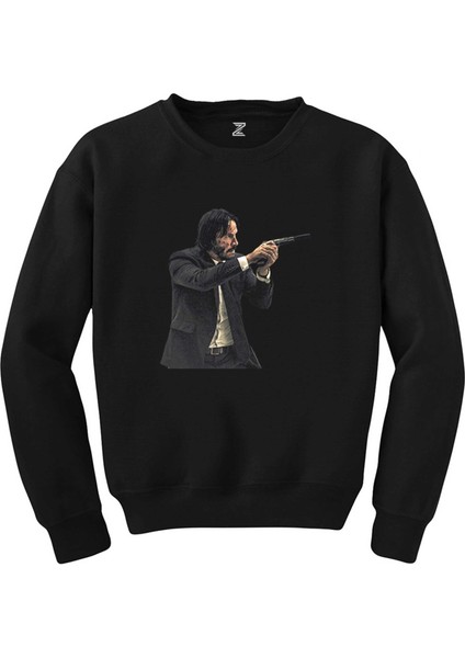 John Wick Baba Yaga Siyah Sweatshirt