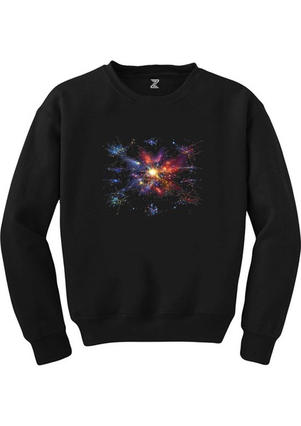 Cosmos Siyah Sweatshirt