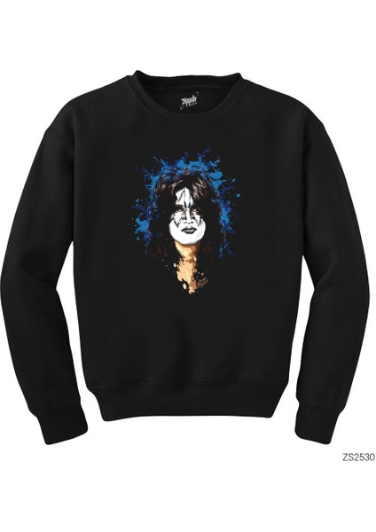 Kiss Tommy Thayer Siyah Sweatshirt