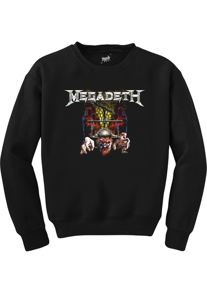 Megadeth Puppet Siyah Sweatshirt