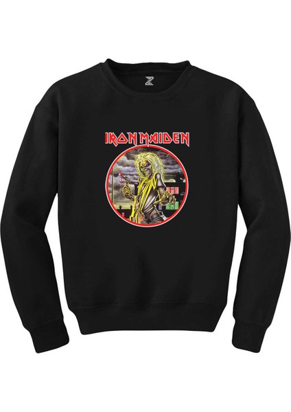Iron Maiden Killers Siyah Sweatshirt