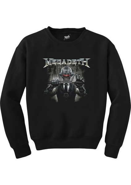 Megadeth Rust In Peace 2 Siyah Sweatshirt