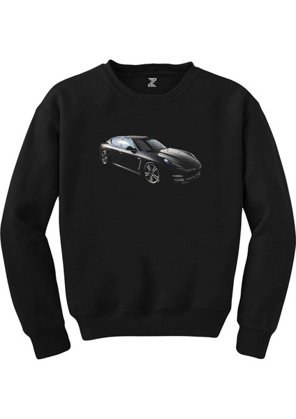 Porsche Panamera Siyah Sweatshirt