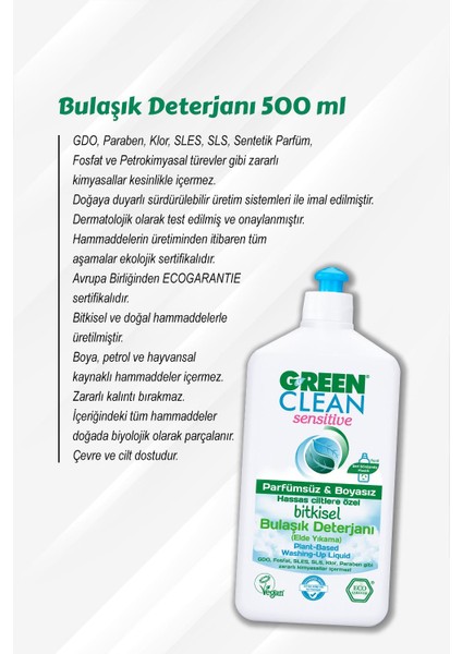 500 ml Bitkisel Bulaşık Deterjanı 5 Al 4 Öde ve Rosie Pamuk