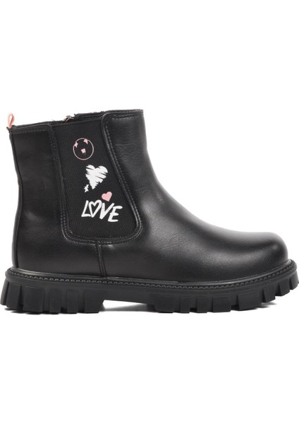 1788-F Siyah-Pudra Içi Polarlı Kız Çocuk Bot fiyatları