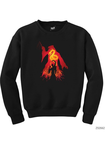 Harry Potter Dumbledore Siyah Sweatshirt
