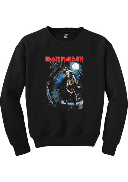Iron Maiden Benjamin Siyah Sweatshirt