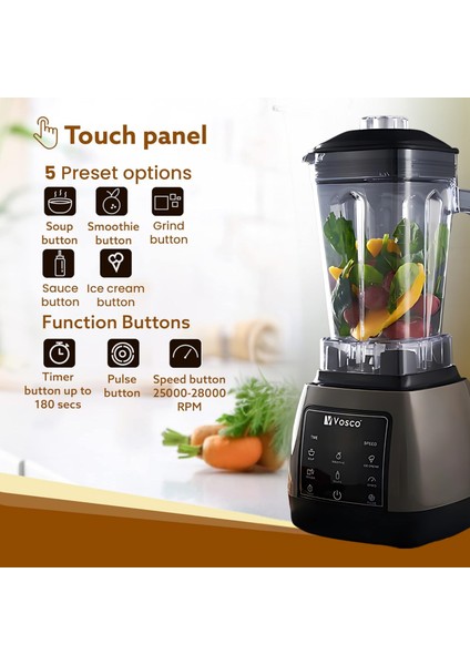Home Pro Blender 1600W 2l Gri indirimleri