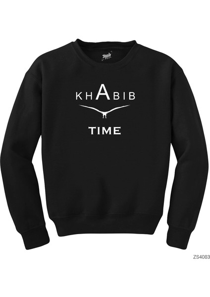 Ufc Khabib Nurmagomedov Time Siyah Sweatshirt